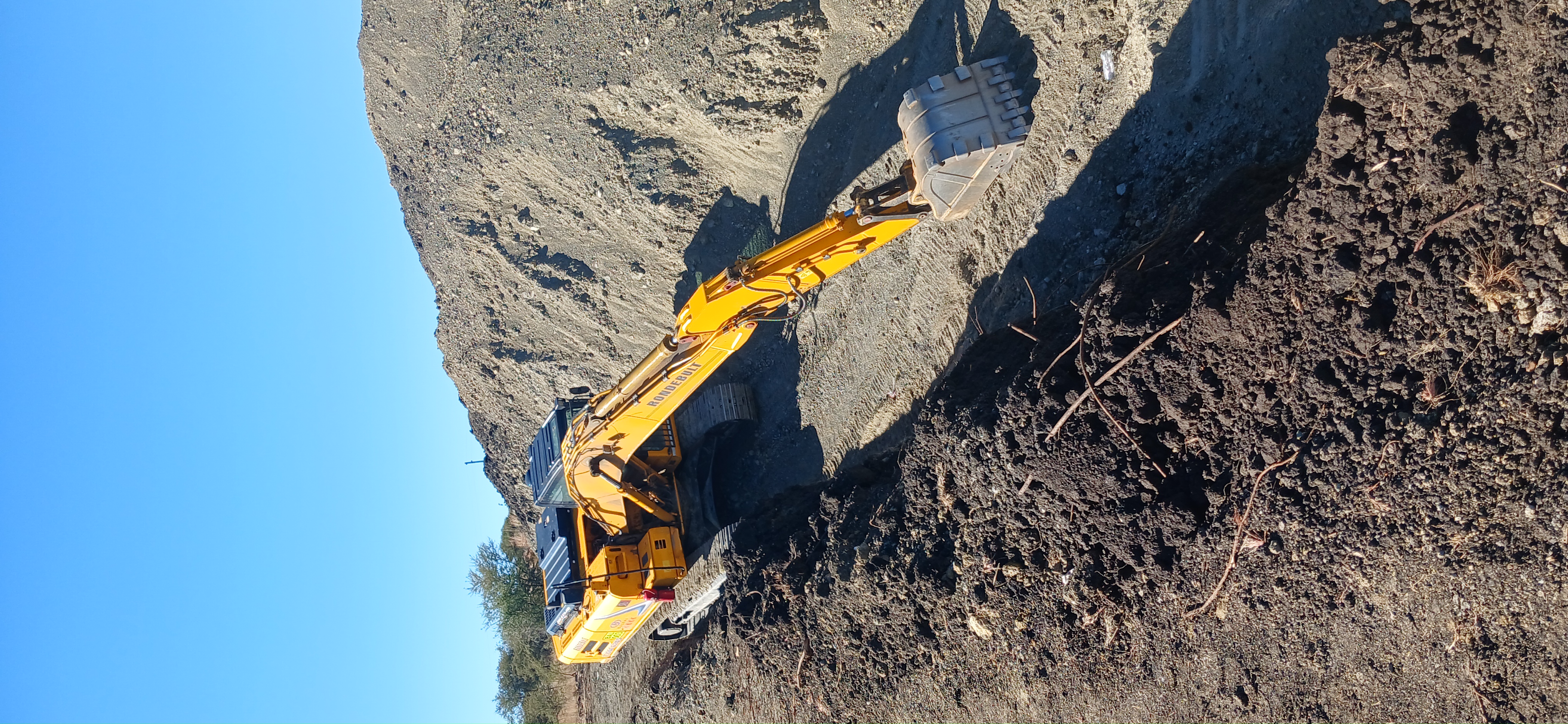 Civil works site